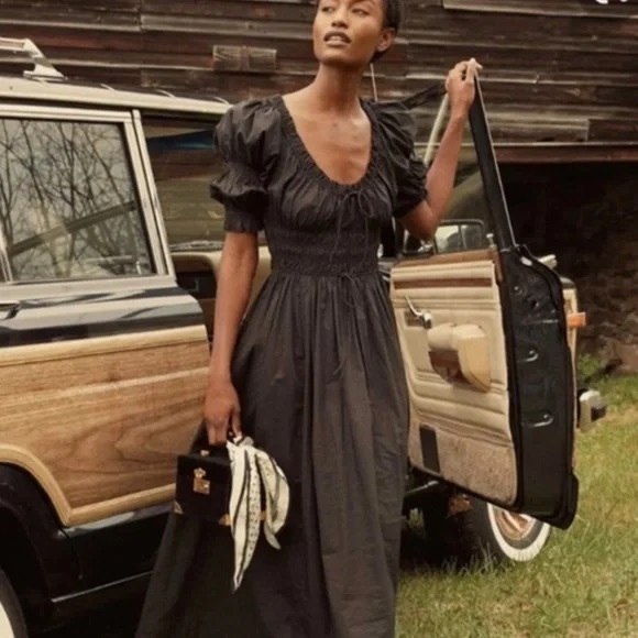 SOLD! Ischia Dress in 100% organic cotton - Picture 1 of 5